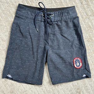 Youth Grey Vissla Board Shorts Sz S/Eur Sz 22